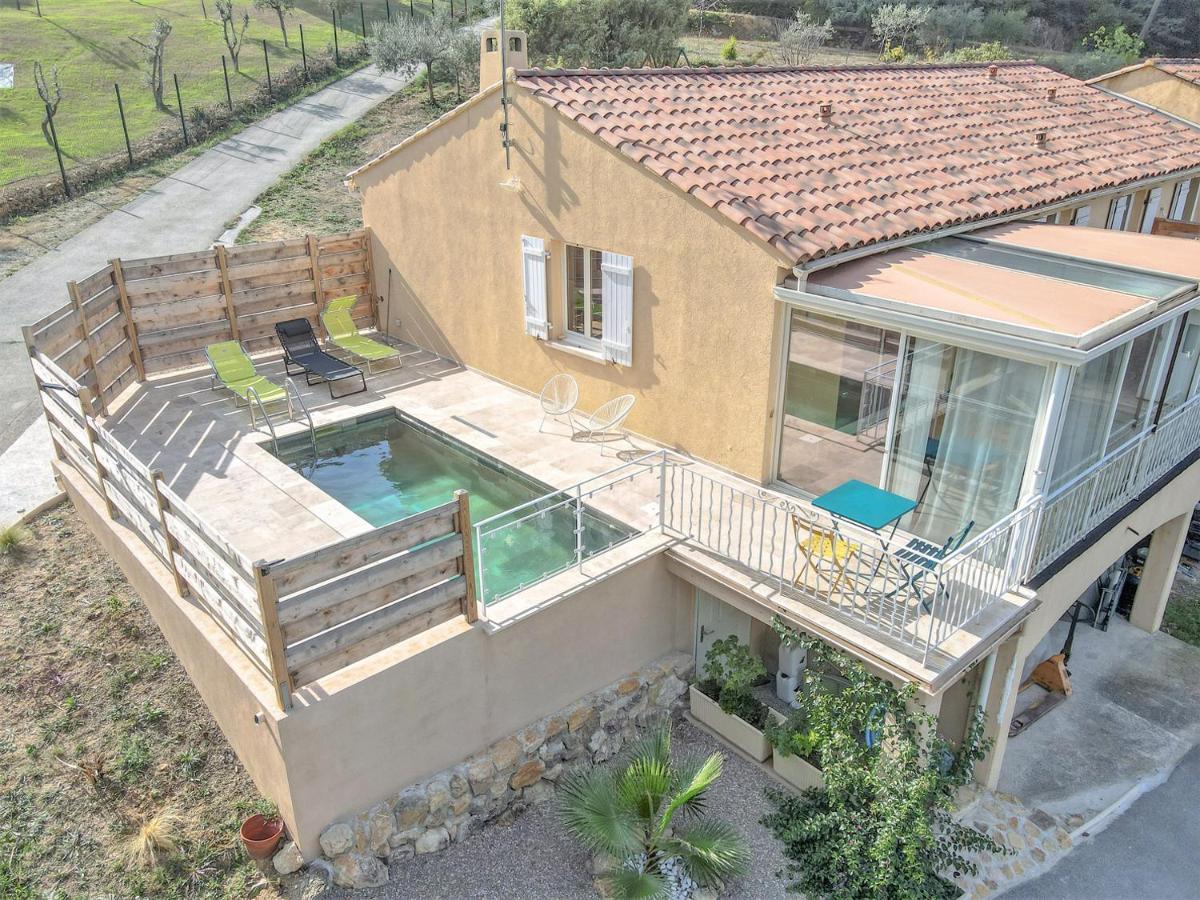 Charmante Maison Climatisee Avec Piscine Draguignan Exterior photo